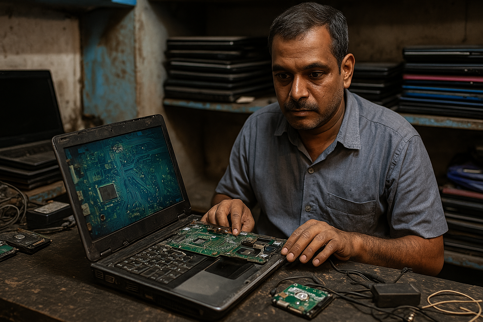 Inside India’s Secret Laptop Market: How E-Waste is Fueling Digital Dreams