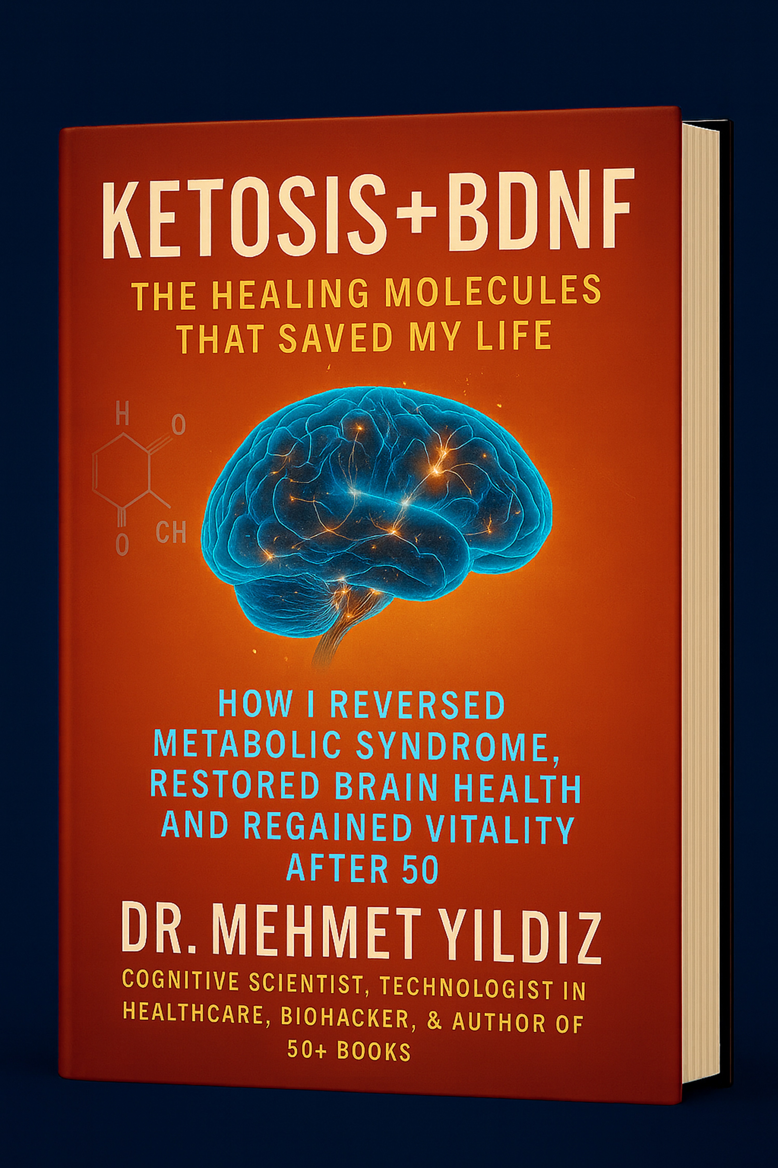 Ketosis + BDNF book cover written by Dr Mehmet Yildiz