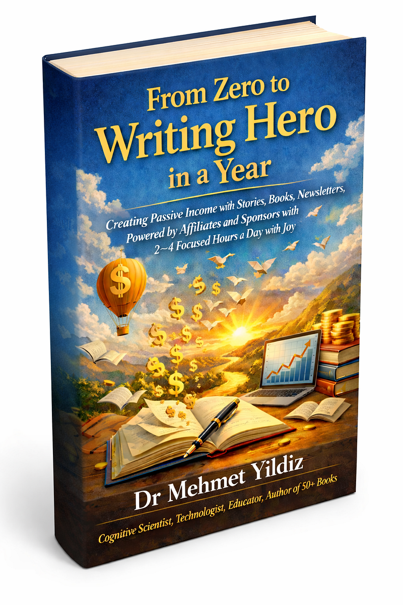 From Zero to Writing Hero in One Year: Creating Passive Income with Stories, Books, Newsletters, Powered by Affiliates and Sponsors with 2–4 Focused Hours a Day Joyfully