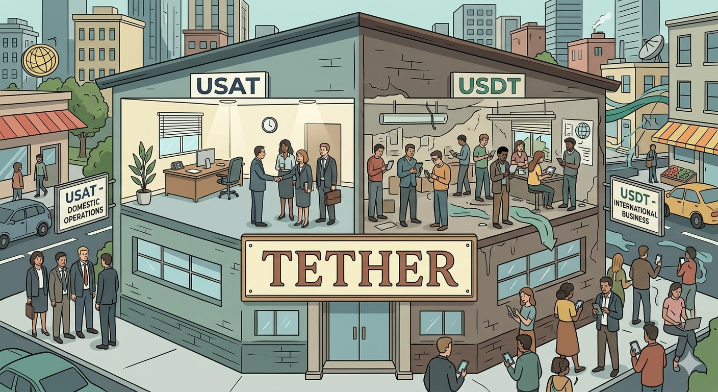 Evaluating Tether’s Dual-Token Architecture: Operational Synchronization of USAT and USDT