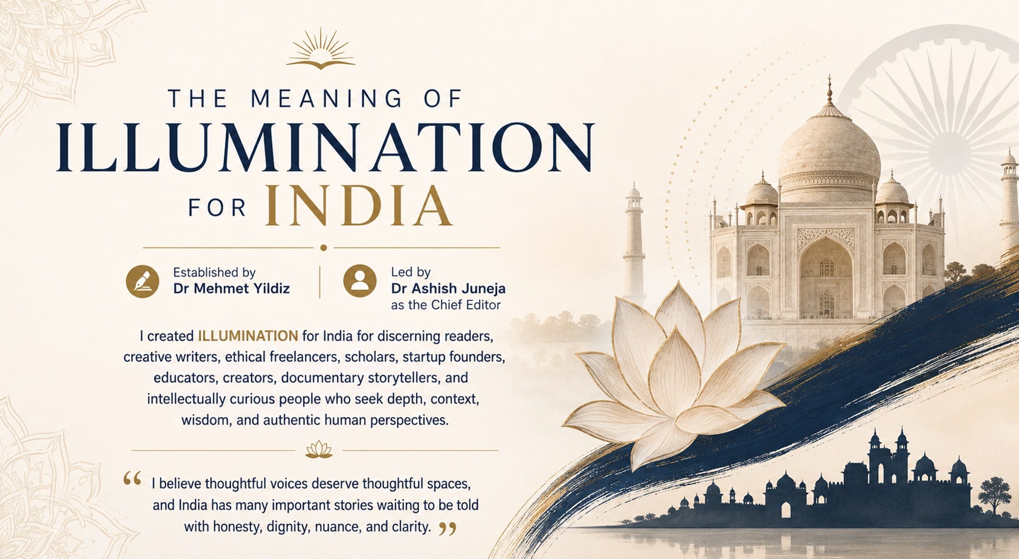 Why I Established ILLUMINATION for India on Medium