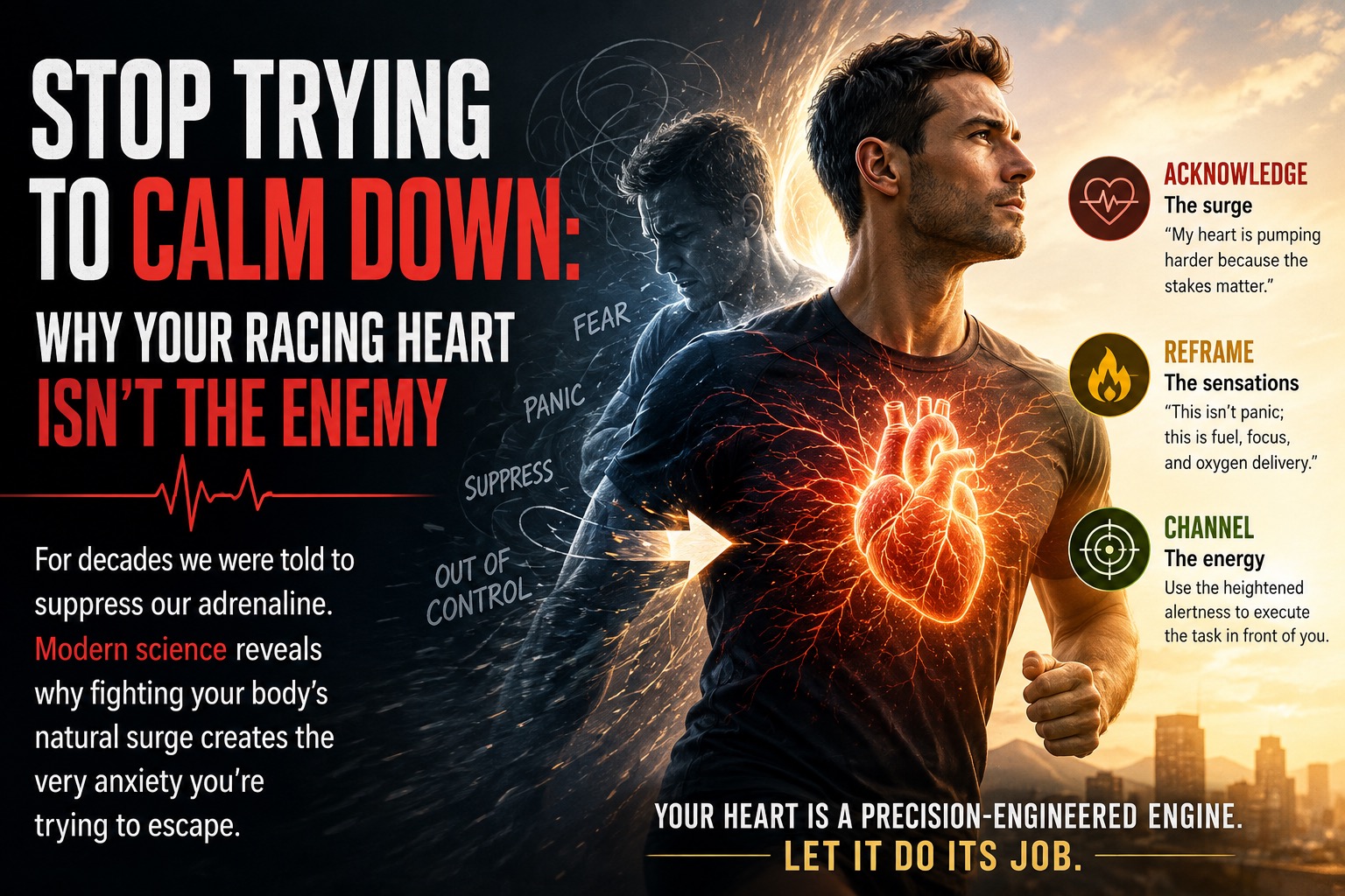 Stop Trying to Calm Down: Why Your Racing Heart Isn’t the Enemy