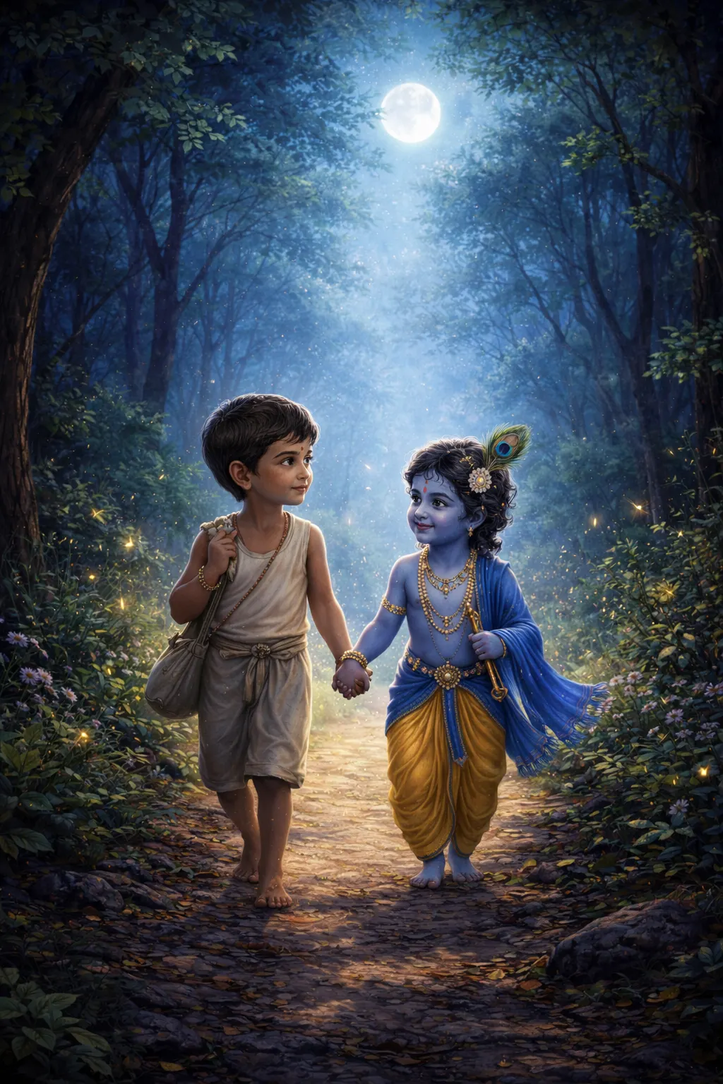 When God Walked a Child to School through a Jungle